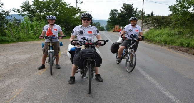 2 Bin Rakımındaki Çambaşı Yaylasına Pedal Çeviriyorlar