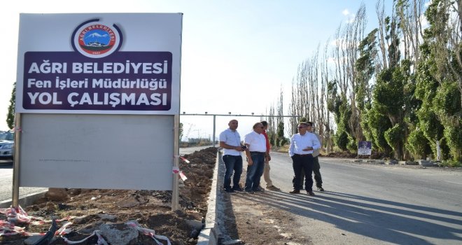 Ağrıda Yeni Bulvar Trafiğe Açıldı