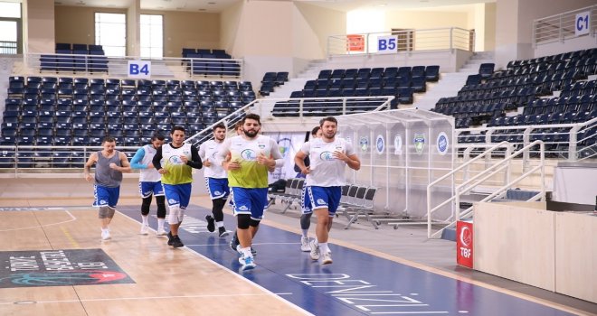 Denizli Basket Kepez Maçı Hazırlıklarını Sürdürüyor