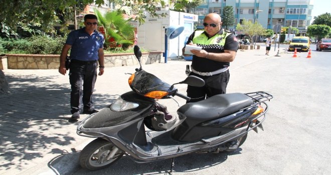 Alanyada Motosikletlilere Yönelik Sıkı Denetim