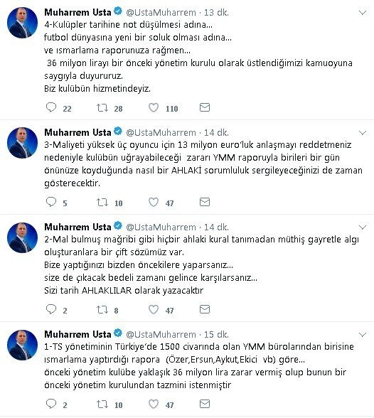 Muharrem Usta, 36 Milyon Tllik Borcu Üstlendi