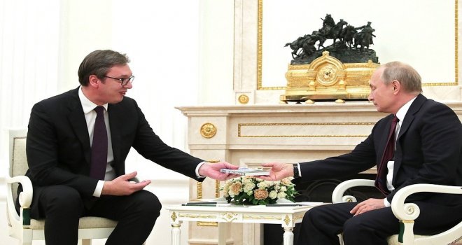 Putin Ve Vucic, Sırbistan - Kosova Gerilimini Görüştü