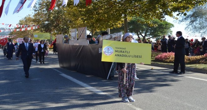 Tekirdağda Cumhuriyet Bayramı Coşkuyla Kutlandı