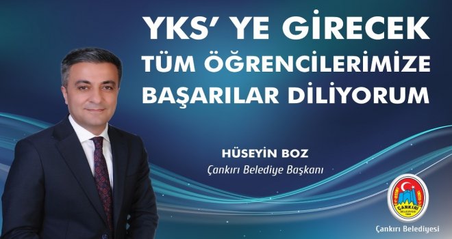 Başkan Boz, Yksye Girecek Öğrencilere Başarılar Diledi