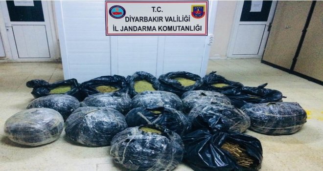 Diyarbakırda 164 Kilogram Esrar Ele Geçirildi