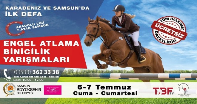 Engel Atlama Binicilik Yarışmaları Samsunda