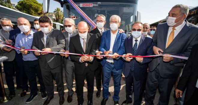 İzmir’de 52 yeni otobüs daha hizmete girdi