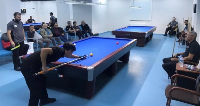 Batı Karadeniz Bilardo Şampiyonası Düzcede Yapıldı