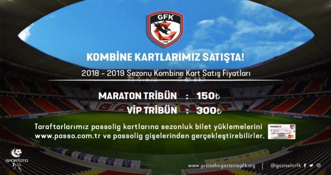 Gazişehir Gaziantepte Kombine Satışları Başladı