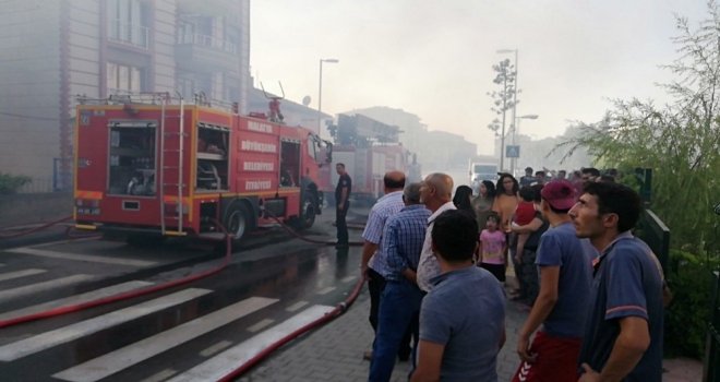 Malatyada Ev Yangını Korkuttu