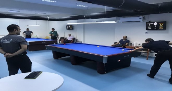 Bilardo İl Birinciliği Başladı