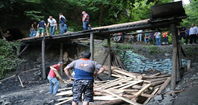 Kaçak Ocakta Mahsur Kalan İşçiyi Kurtarma Çalışmaları Sürüyor