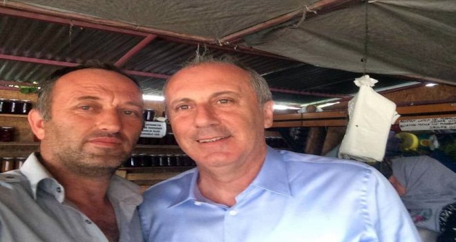 Muharrem İnce, İznikte Yol Kenarındaki Dükkandan Bir Sandık Elma Aldı