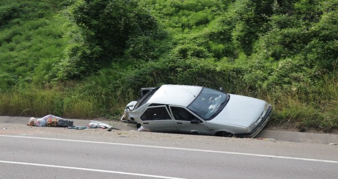 Boluda Trafik Kazası: 2 Yaralı